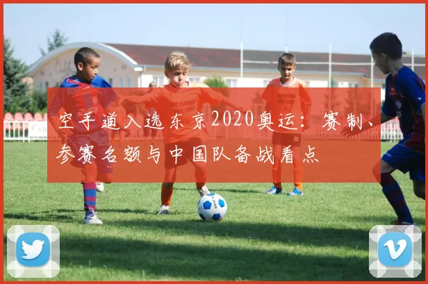 空手道入选东京2020奥运：赛制、参赛名额与中国队备战看点